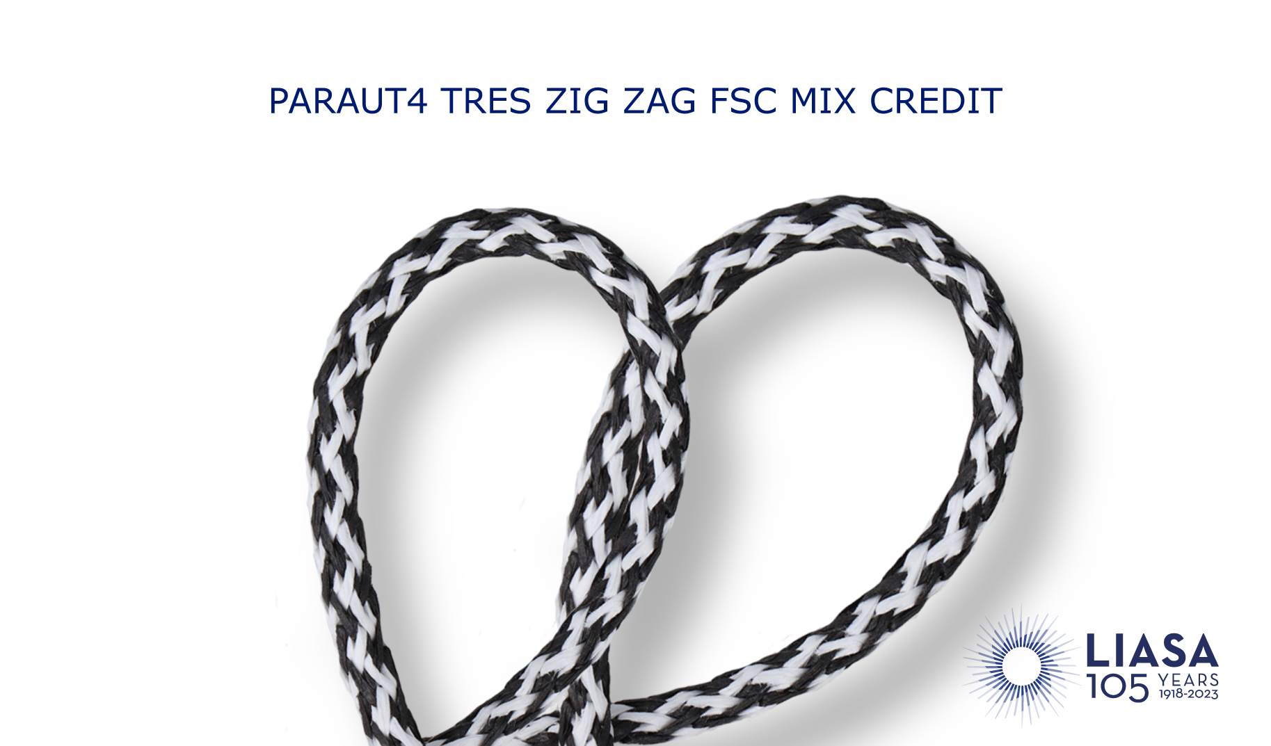  Asa de papel rígida FSC® con trenzado estándar 